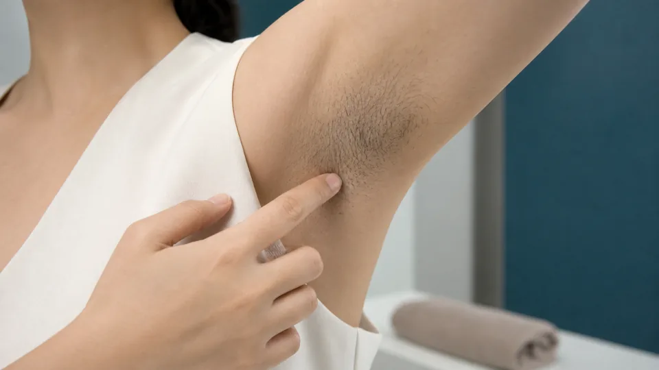 노출 계절 겨드랑이·팔다리 — 고민 카드